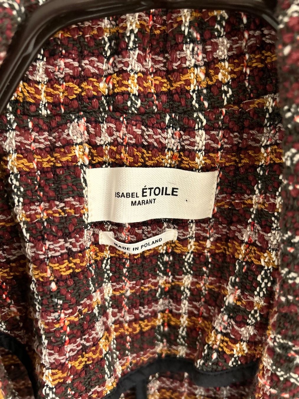 Isabel Marant Giacche: Isabel Marrant Etoile Tweed Jacket – Usato da Zug venduto da CarolineRunge 3
