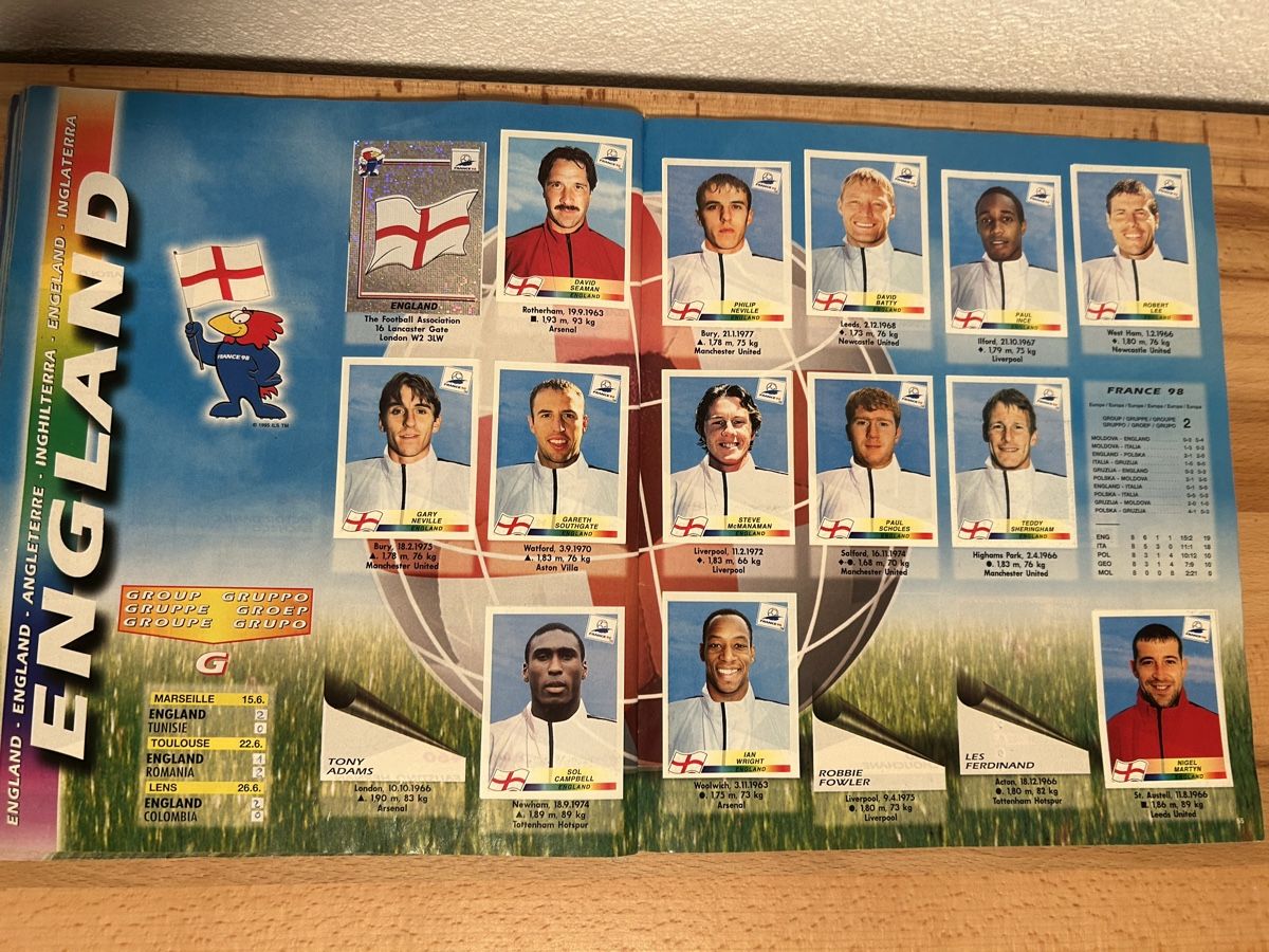 Panini Album: Panini 98 Album – Usato da Schliern b. Köniz venduto da Trebesch 3