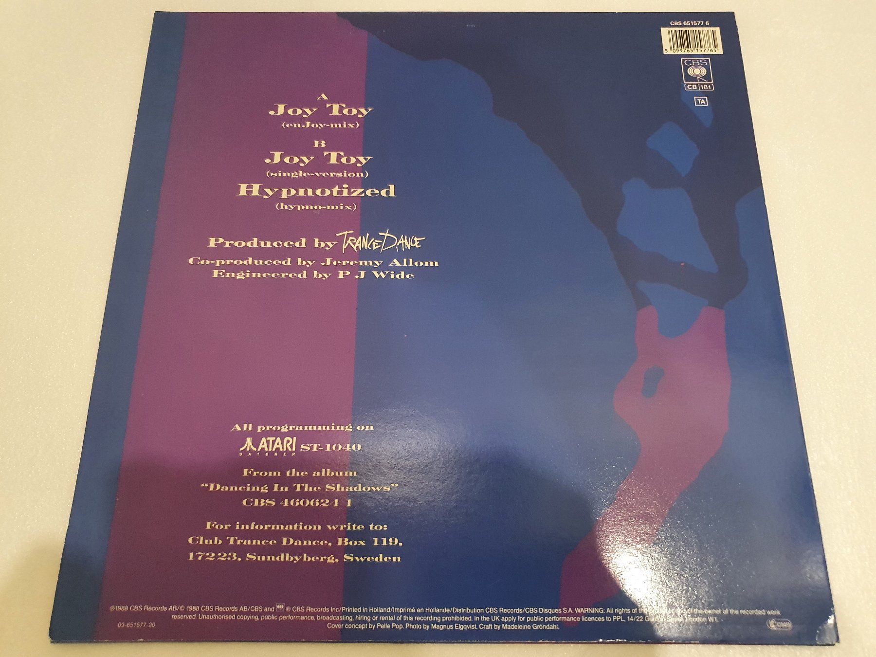 Dischi in vinile: Trance Dance – Joy Toy – Usato da Uster venduto da Vinyl-Leidenschaft 1