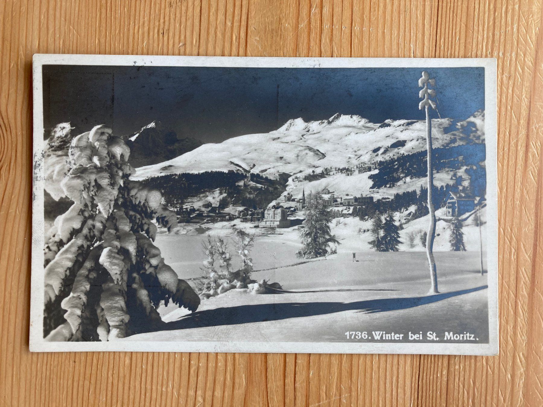 Cartoline postali: St. Moritz im Winter - AK 1929 – Usato da Oberuzwil venduto da Henri09