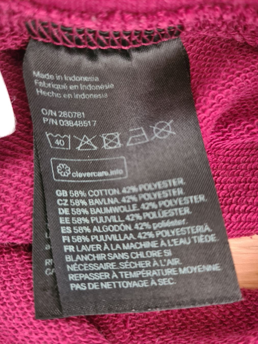 H&M Pantaloni: H&M Divided Retro Shorts, bordeaux-rot, Gr.S, – Usato da KRIENS venduto da Franzy_Blond10 3