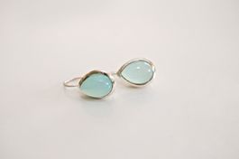 Ohrringe Silber 925 & Aqua Achat (OH117.AA)
