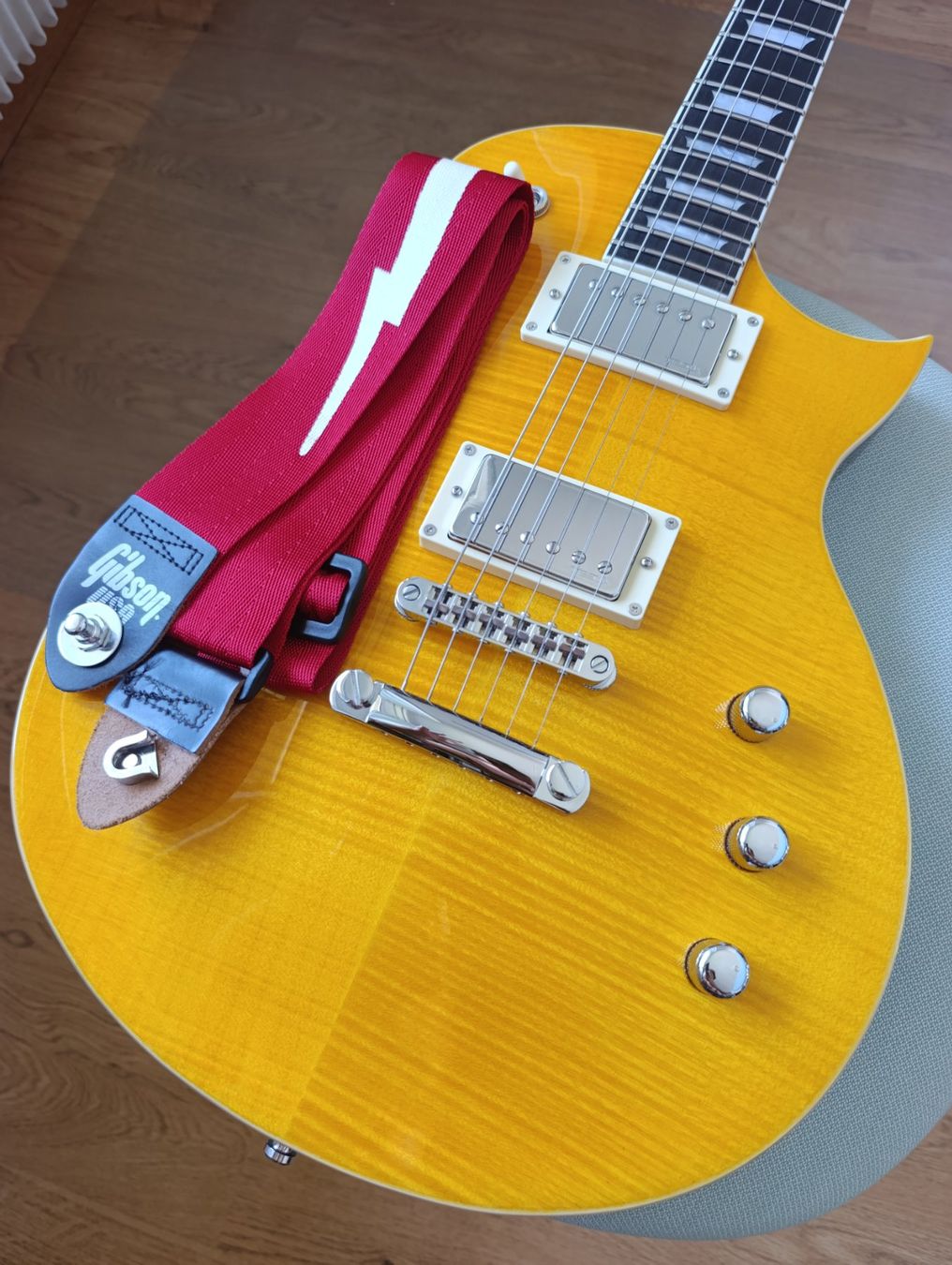 Harley Benton Strumenti musicali: Harley Benton SC-Custom III Lemon Flame – Usato da Bern venduto da sim_8y66 3
