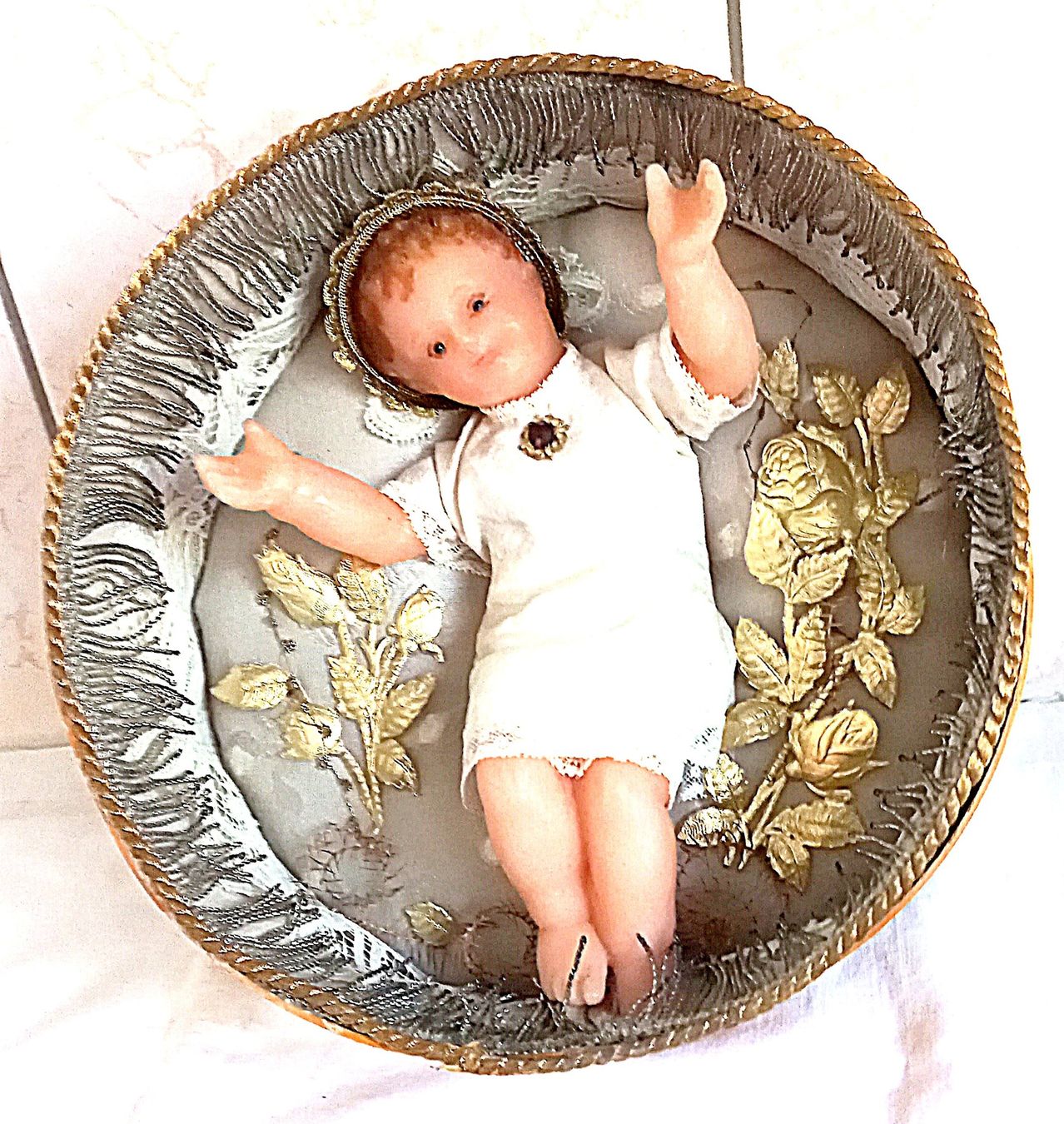 Figuren: Grosses antikes Fatschenkind 20 cm – Gebraucht aus Baar von 2cvbaar 1