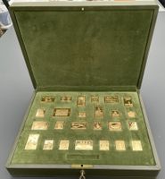 Vergoldete Silberbriefmarken "Collection Helvetica"