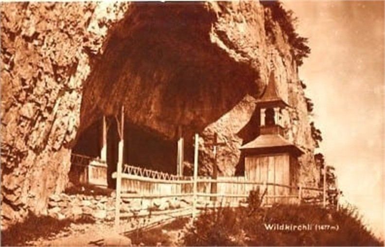 Ansichtskarten: Wildkirchli – Gebraucht aus Ottikon b.Kemptth. von Neptun1974