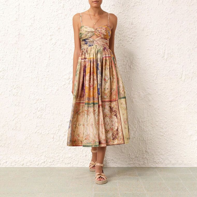 Zimmermann Vestiti: Zimmermann Elegant Silk Midi Dress – Nuovo (secondo la descrizione) da St.Josefen venduto da lop_lh8d 4