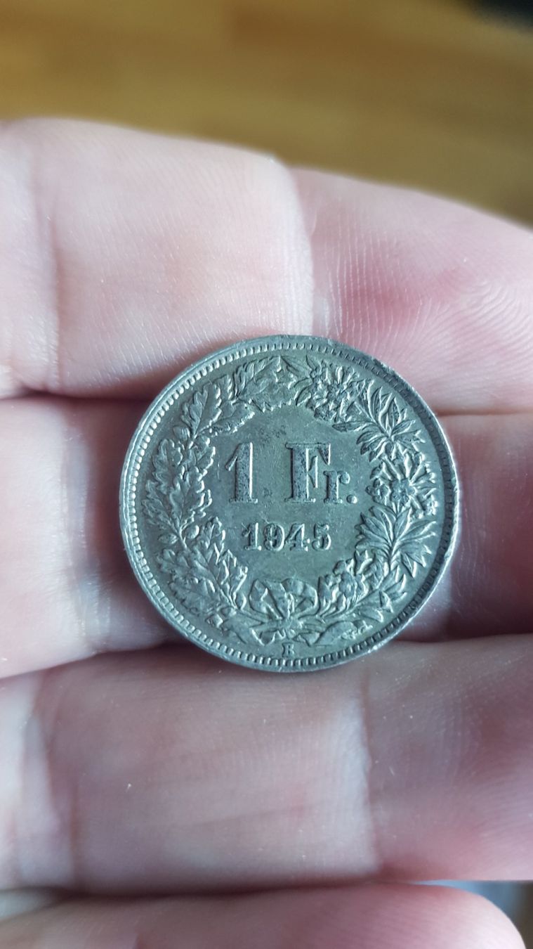 Toutes les monnaies: 1 Franc 1945 – D'occasion à Meyrin par menelaos77