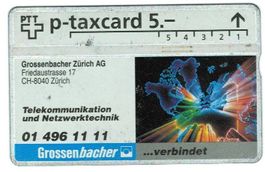 Taxcard 305L_32005 Grossenbacher Friedaustrasse Zch 300 Ex