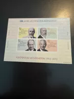 100 Jahre Liechtenstein Briefmarken