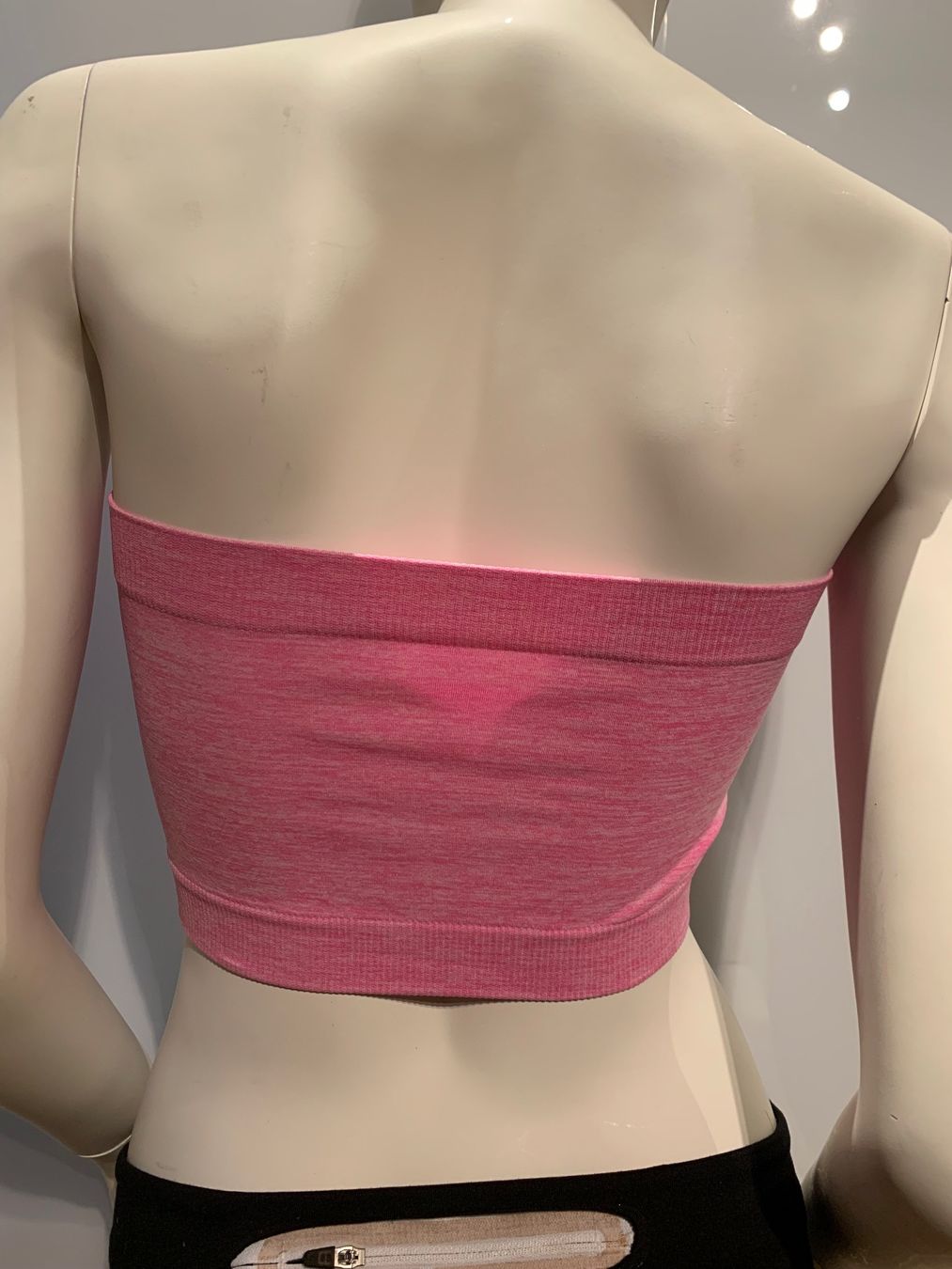 Top: Bandeau Top Pink meliert, elastisch, Gr. S – Usato da Rosshäusern venduto da MiJoDoOl 1