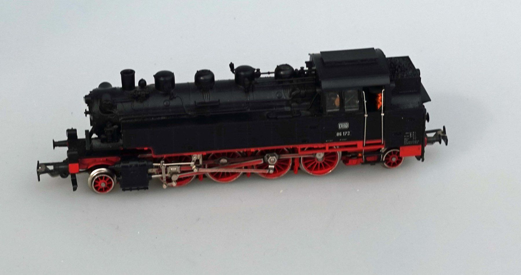 Märklin Modellini di ferrovie: Märklin 3096 BR 86 173, H0 WS analog – Usato da Niederglatt ZH venduto da bego8172 4