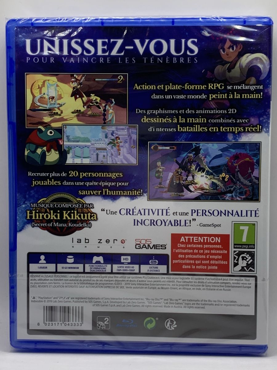 Sony Giochi: PS4 Spiel Indivisible neu und originalverpackt - FR – Nuovo e nell'imballaggio originale da Ostermundigen venduto da RG-Collector 1