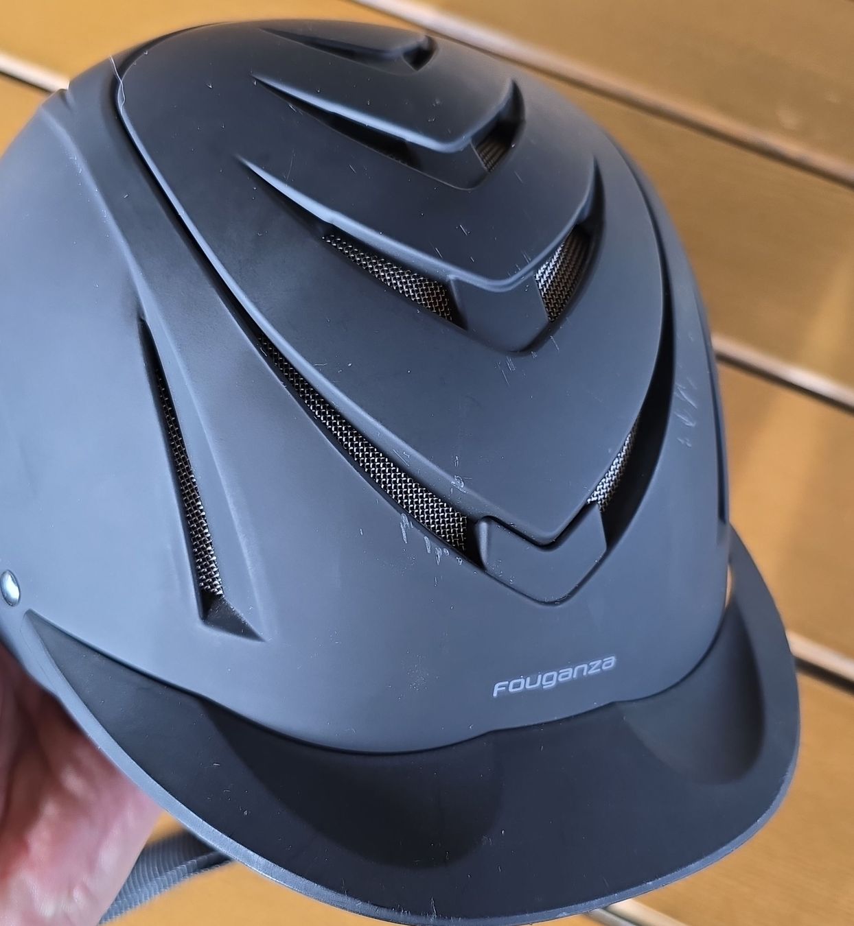 Helme: Reithelm Fouganza 52-54cm – Gebraucht aus Boswil von ninek79