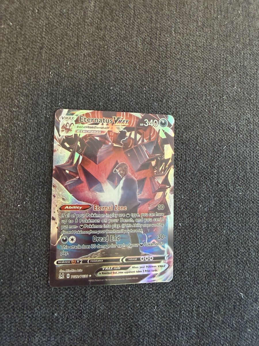 Pokémon Carte collezionabili: Pokémon Eternatus VMAX TG22/TG30 – Usato da Liestal venduto da arl_6tv7