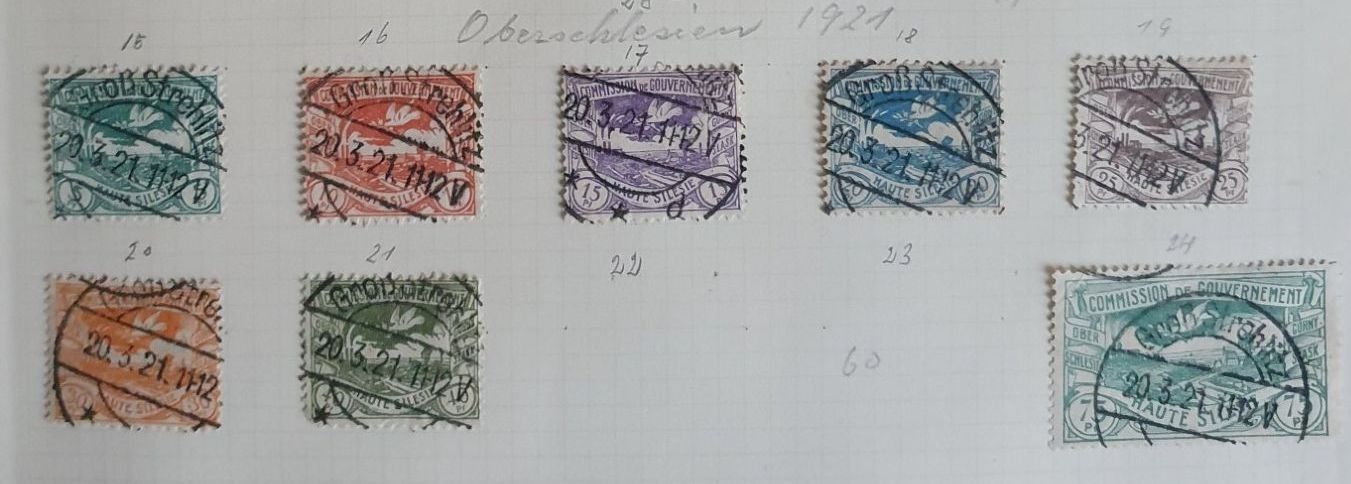 Alle Briefmarken: Lot Oberschlesien – Gebraucht aus Fislisbach von Zigzag12