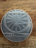 20 FR Helvetia 1997 Münze Eisenbahn 1847 Staehelin