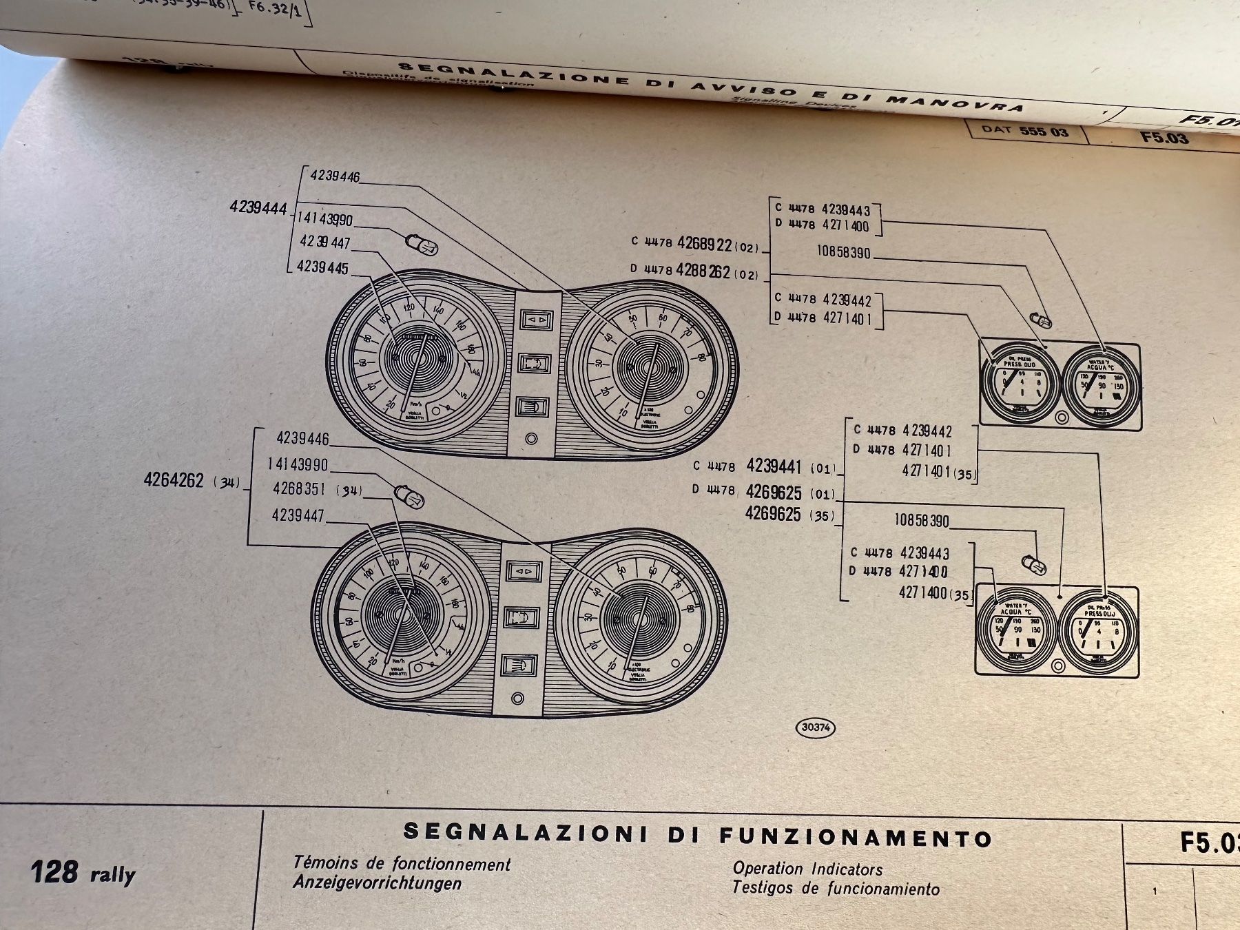 Libri: Ersatzteilkatalog , Fiat 128 Rally , Oldtimer – Usato da Boswil venduto da pavo1 2