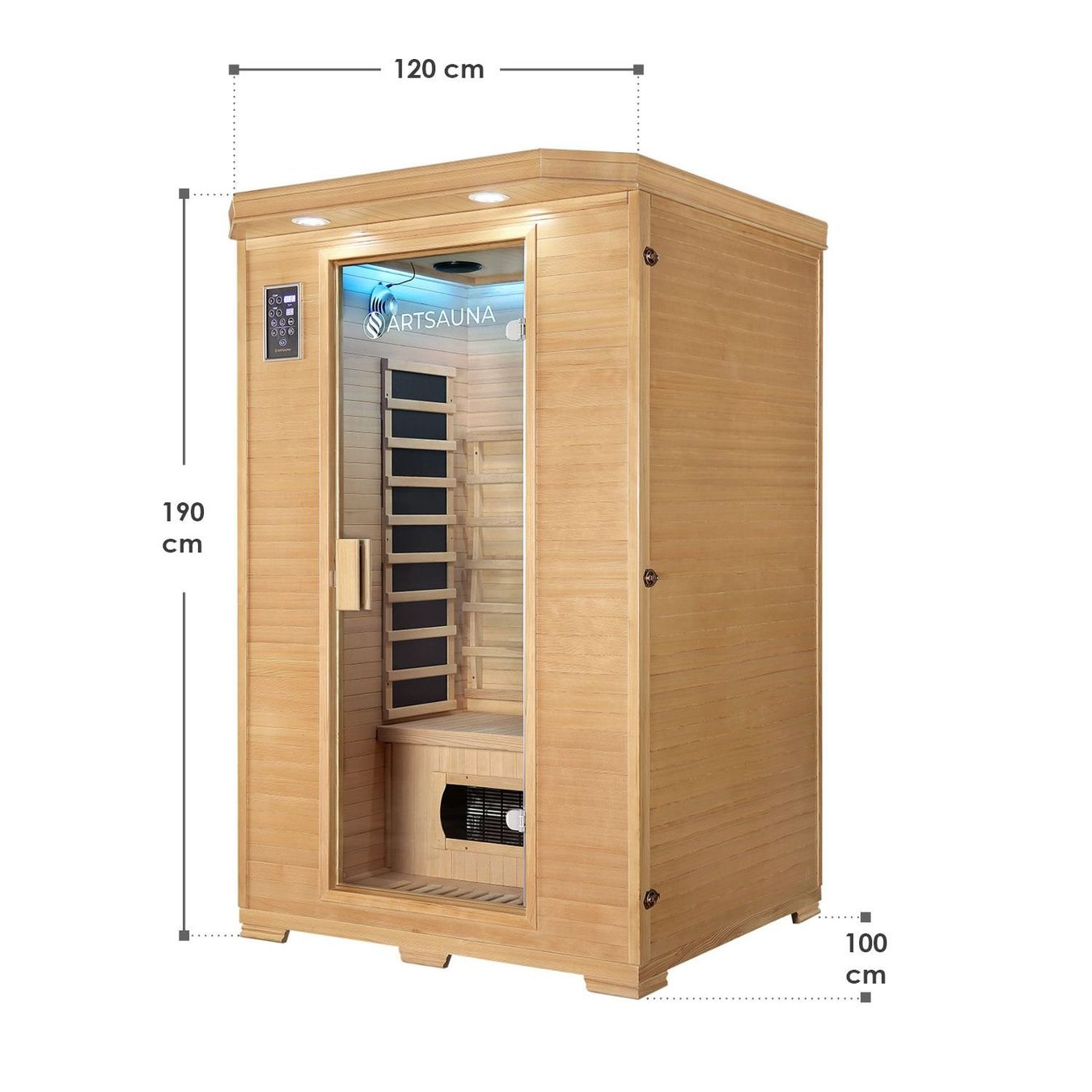 Sauna & Accessori: 30652 Infrarotkabine COMO Triplex-Heizsystem Sauna – Nuovo e nell'imballaggio originale da Wallenwil venduto da toesstal-vertrieb 6