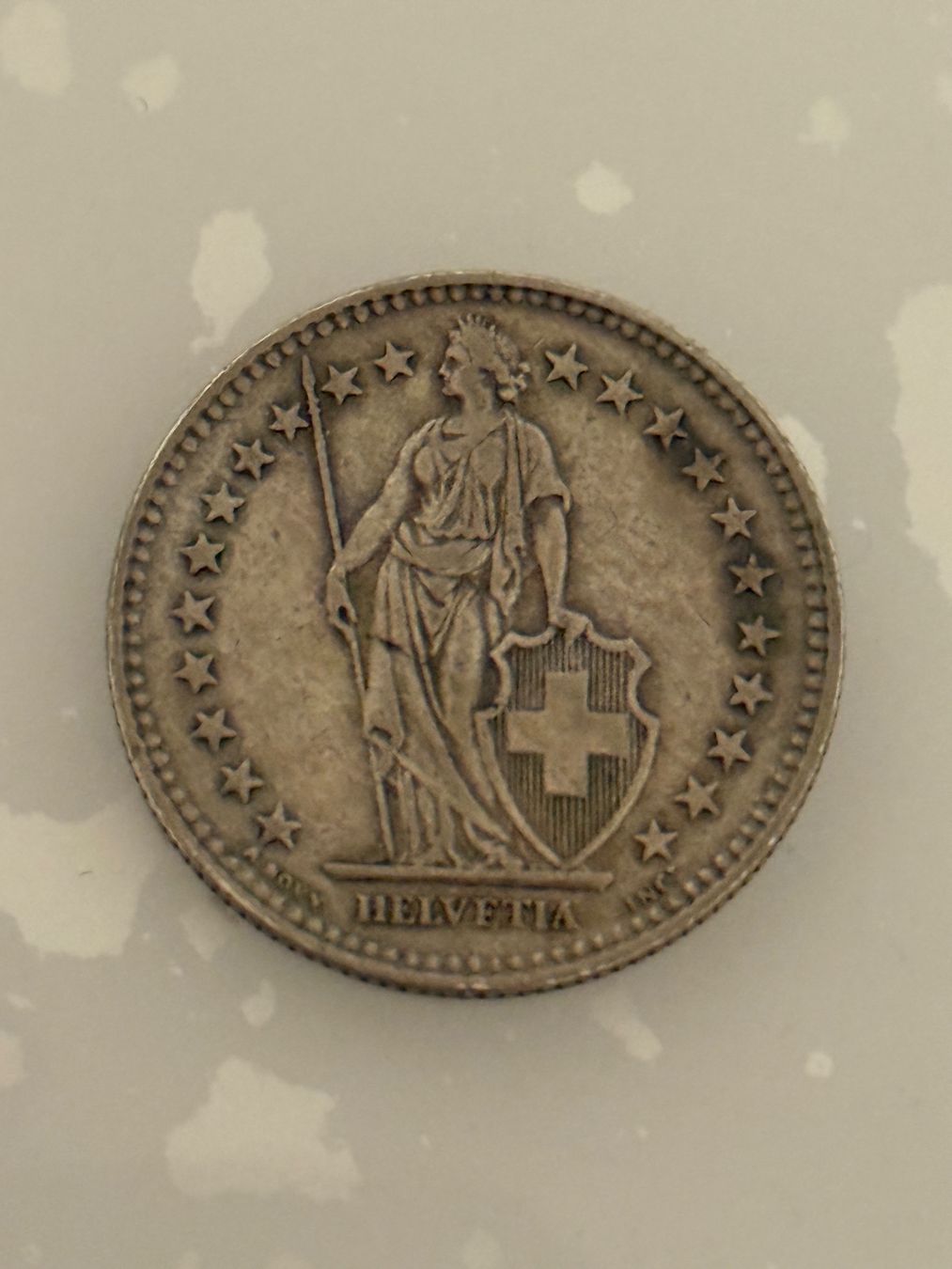 Tutti le monete: 2 Franken 1936  Rar – Usato da Wallisellen venduto da SWISS_SILVER1