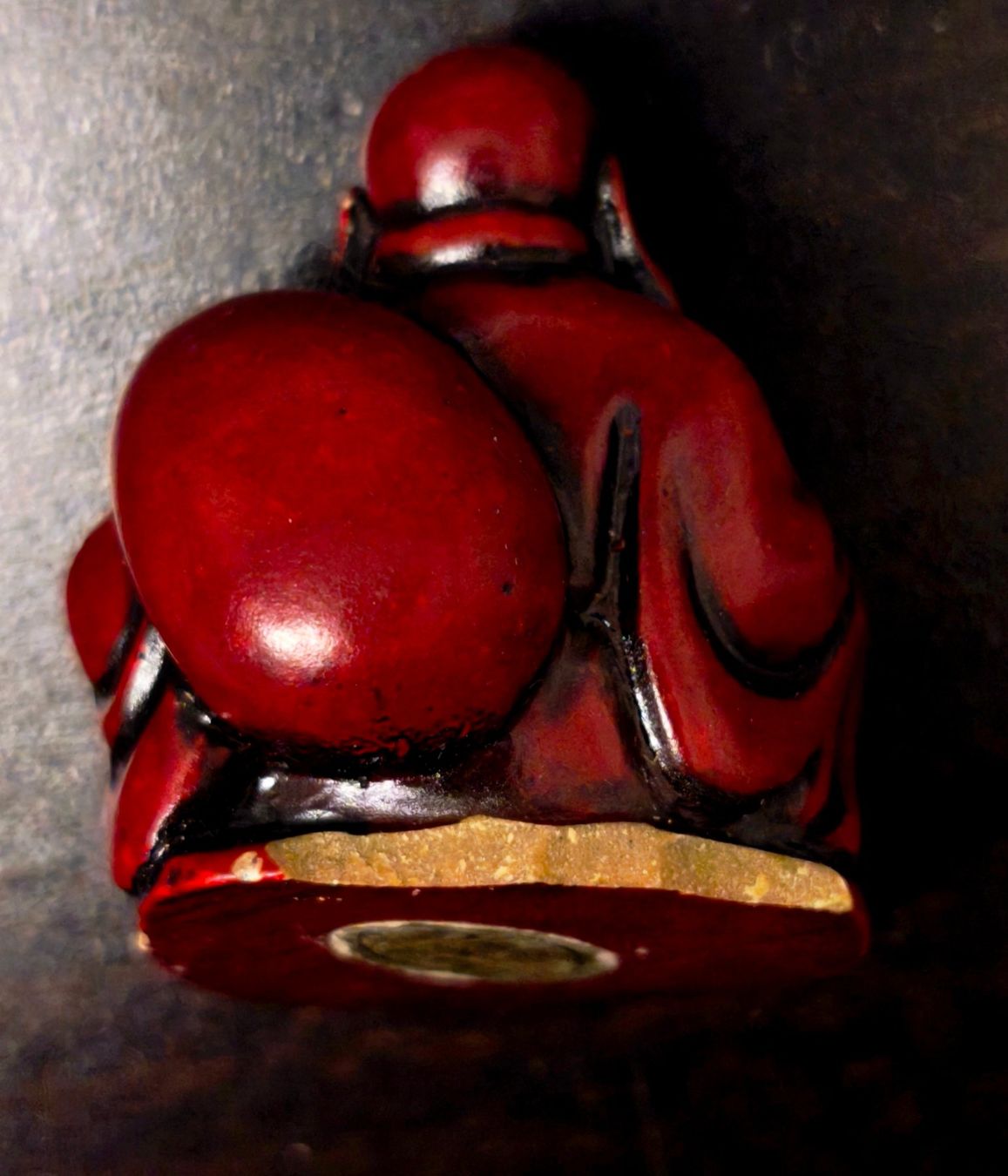Tutte le decorazioni: Roter Buddha, Glücksbringer Figur, Glücksbuddha Statue – Usato da St. Gallen venduto da Arti24 5