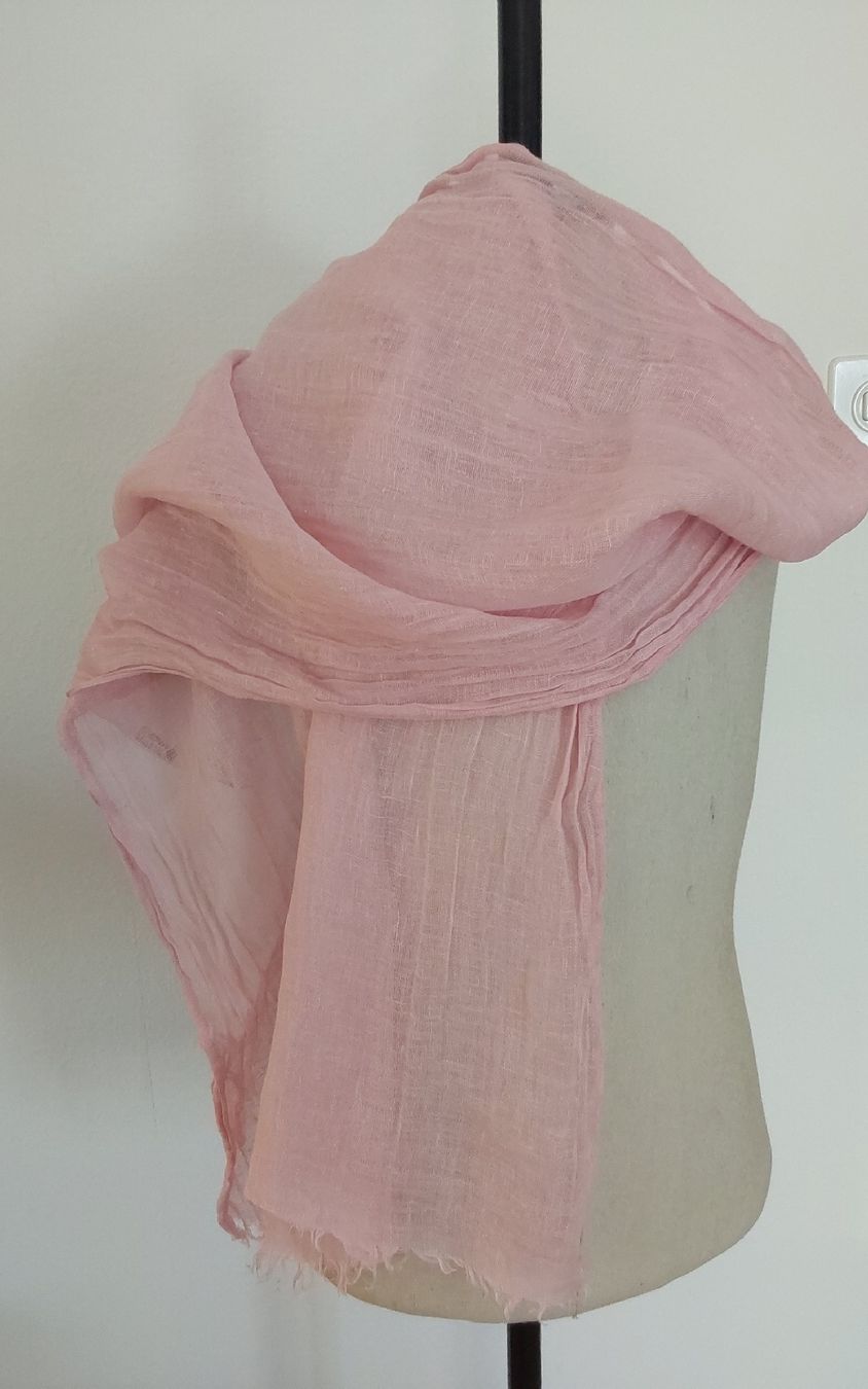 Foulard & Sciarpe: Schal Leinen rosa – Nuovo (secondo la descrizione) da Köniz venduto da scopello12