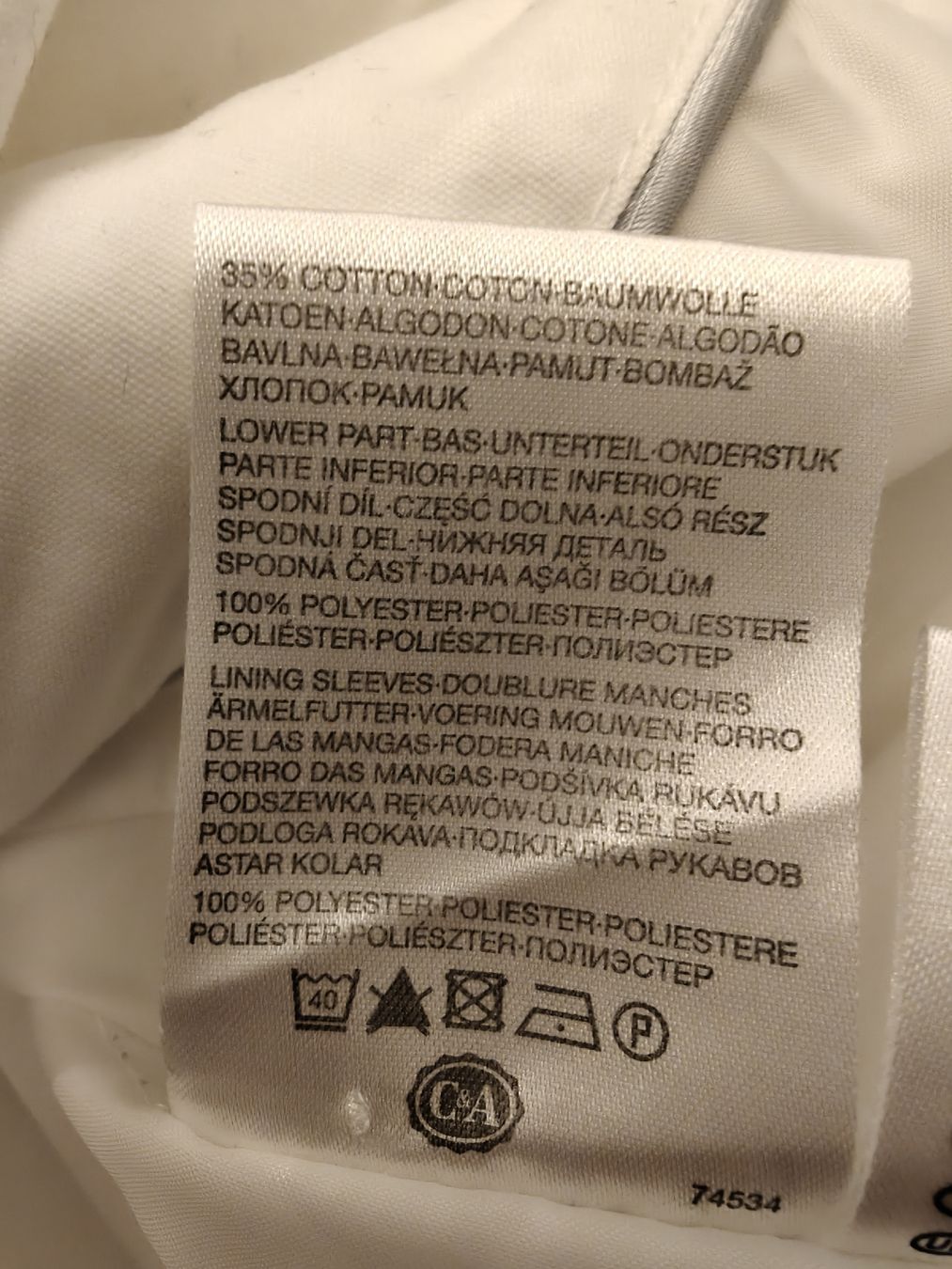 C&A Cappotti: Trenchcoat - Weiss - Gr.36 – Nuovo (secondo la descrizione) da Winterthur venduto da Dana_33 5