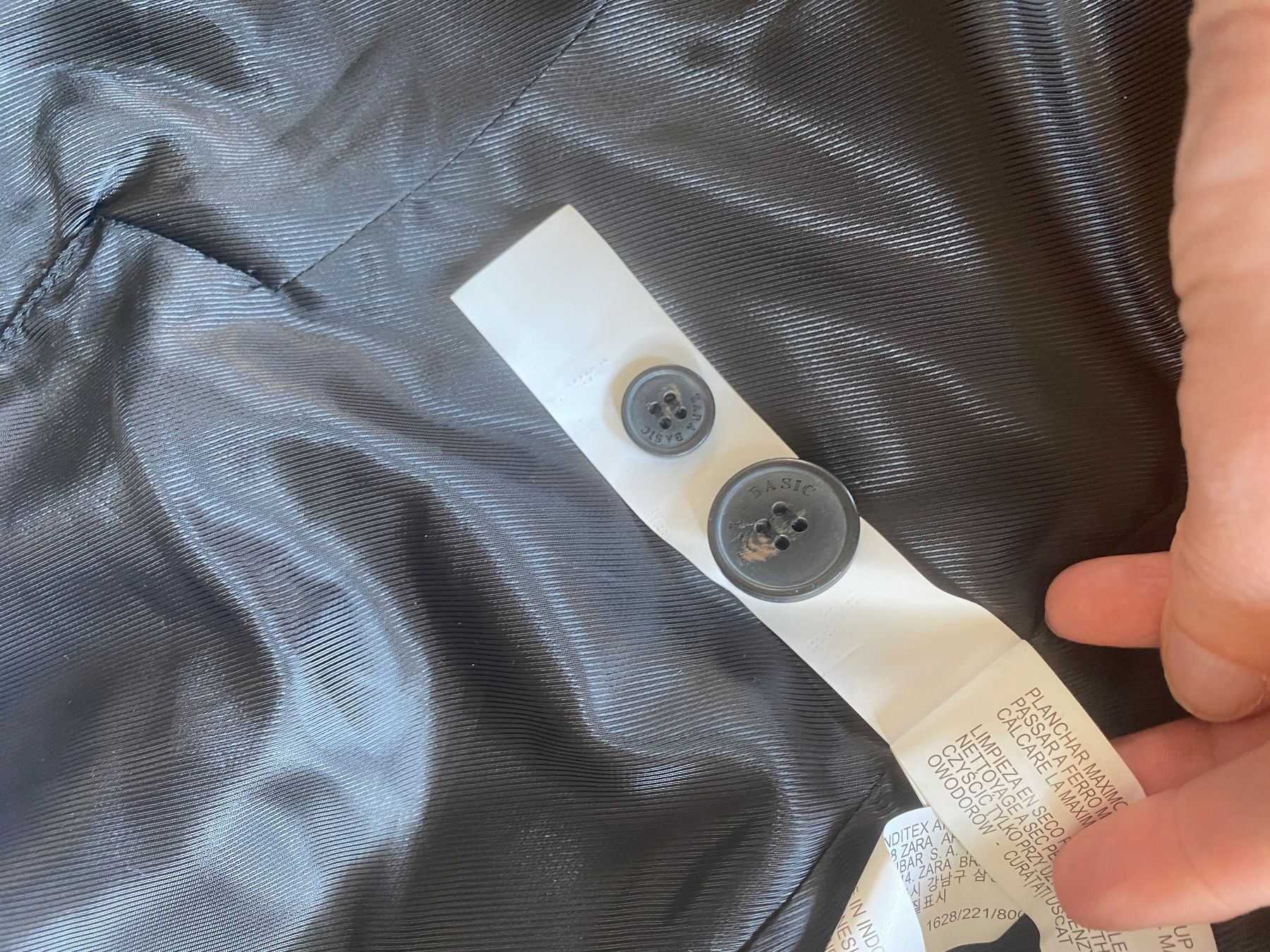 Zara Jacken: Veste bureau noire Zara coton Taille M – Gebraucht aus Küssnacht am Rigi von CALIFRASQUI 5