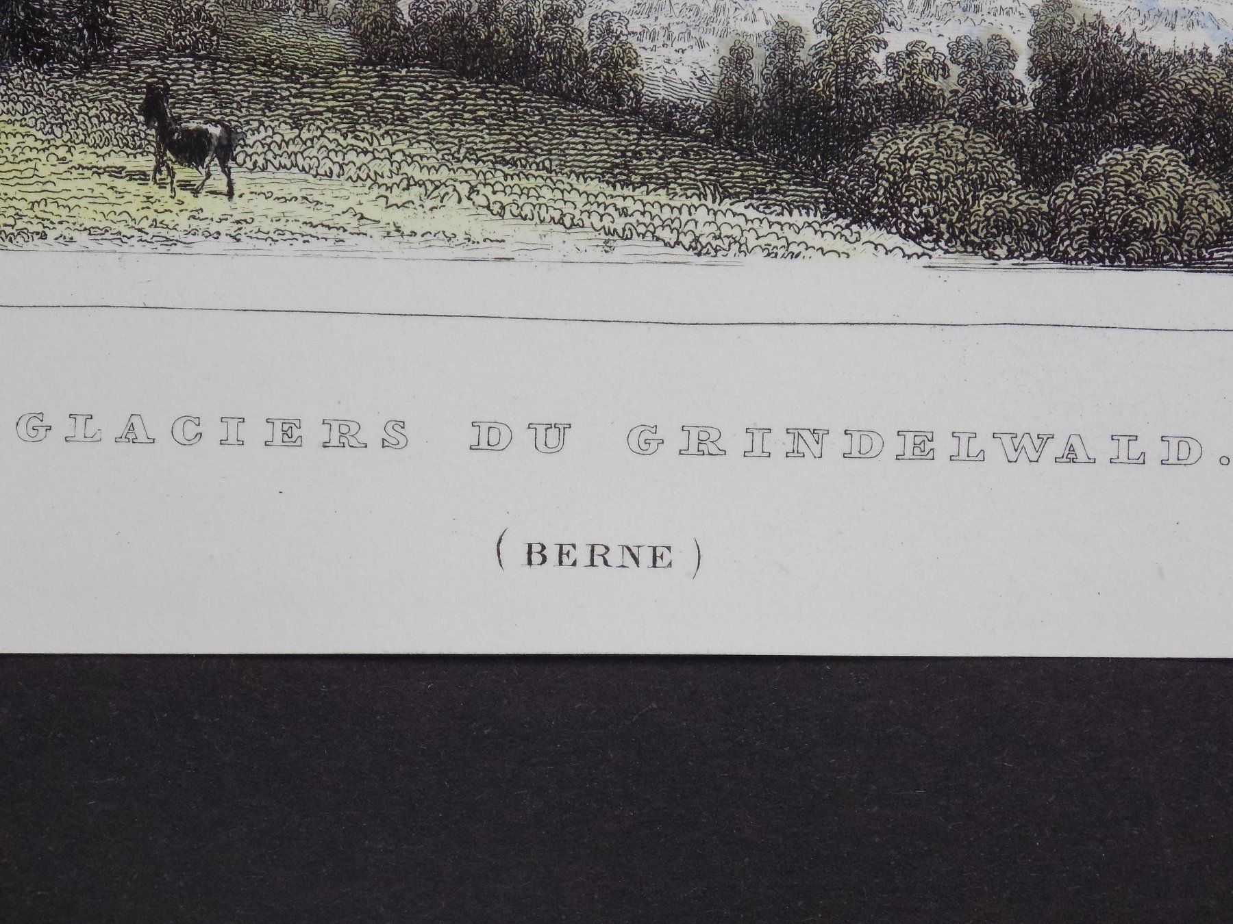 Incisioni: Grindelwald Gletscher koloriert – Usato da Risch venduto da Rischli15 2