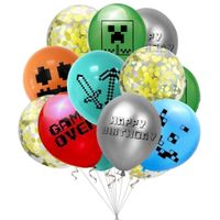 12 x Minecraft Latex Ballon