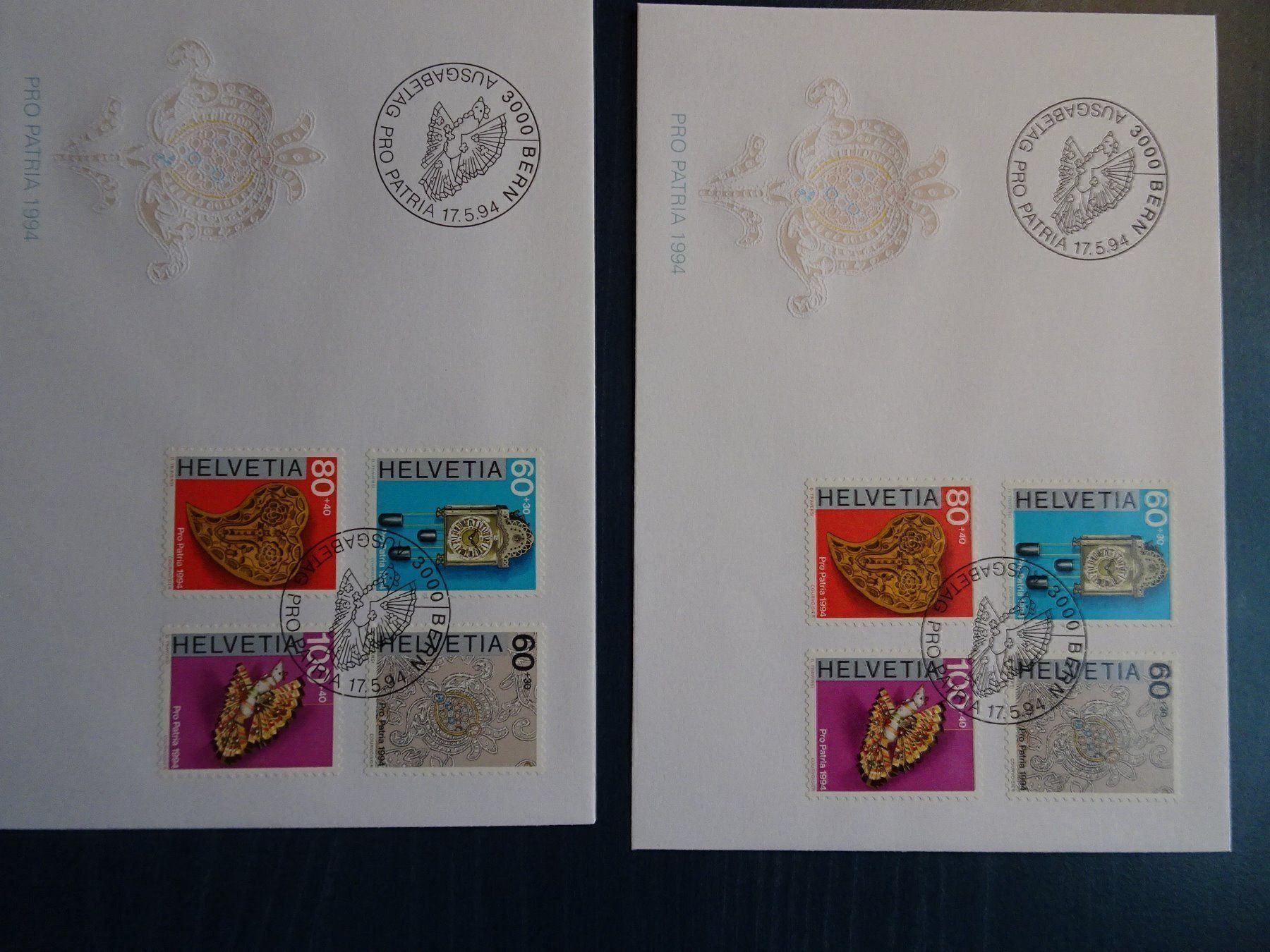 Tous les timbres: PP 1994 – Neuf (Voir description) à Aadorf par Chnorli-Furz