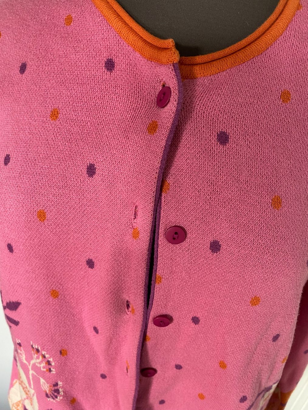 Gudrun Sjöden Giacche: GUDRUN SJÖDEN Langstrickjacke Fire Lily - Bio Baumwolle – Usato da Besazio venduto da lionheart63 2