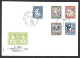 Sonderbrief S 599 Nabra Bern 27.8.1965 Pro Patria Serie 1965