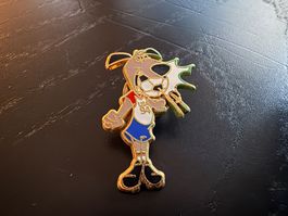 Vintage USA 94 WM Fussball Maskottchen Pin seltene Rarität