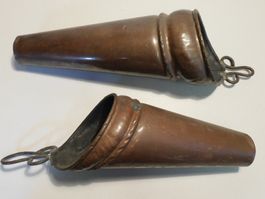 Kupfer Wand Blumenhalter Design 60/70er jahre