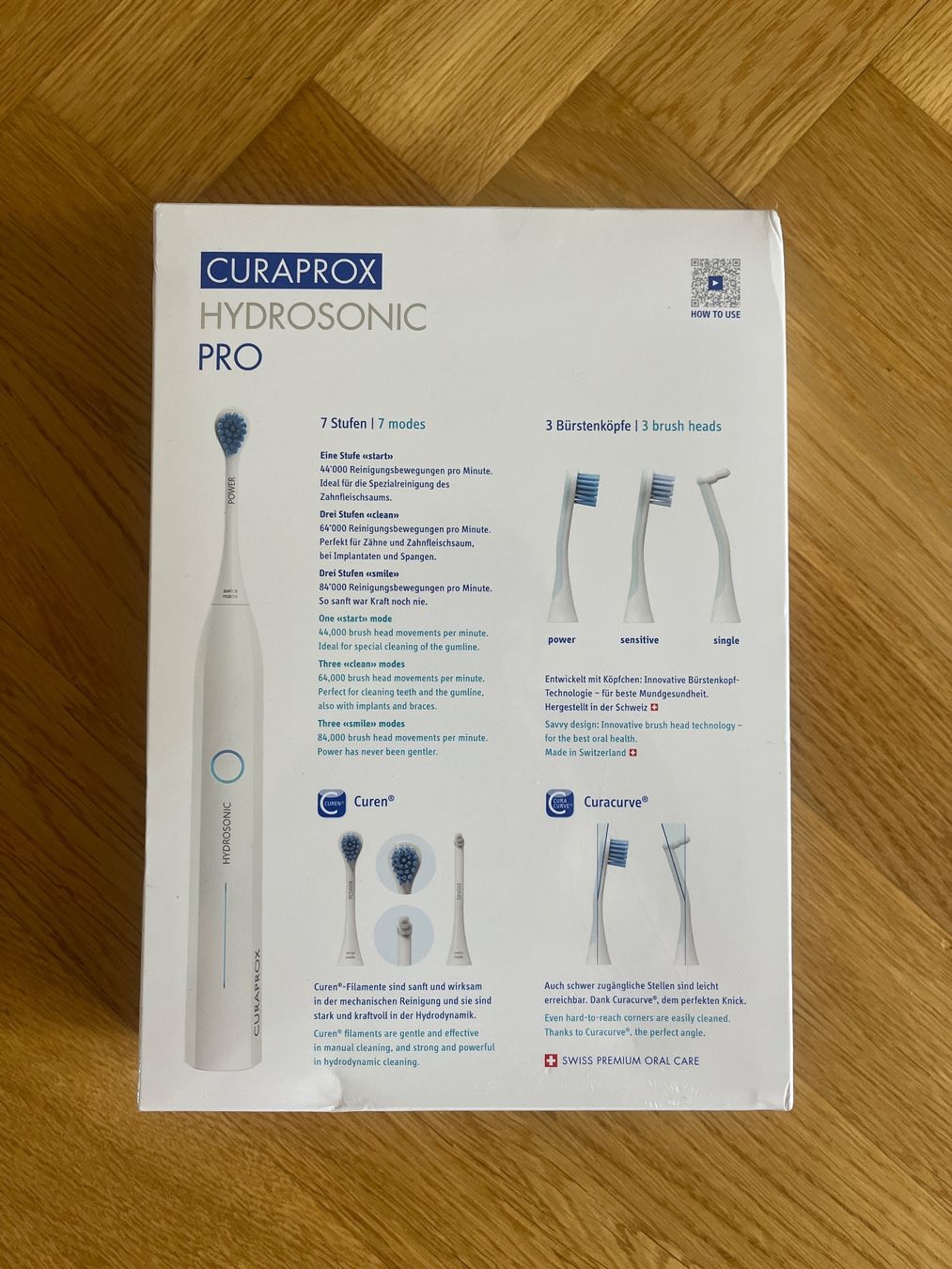 Curaprox Zahnpflege: Curaprox Hydrosonic Pro Schallzahnbürste – Neu OVP – Neu und originalverpackt aus Zürich von bretxo 1