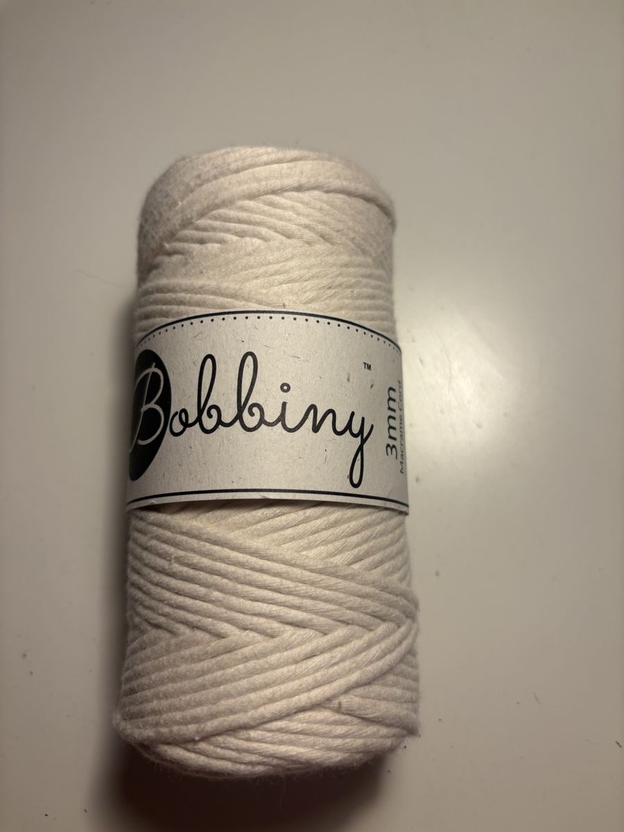 Cordelettes & Fils: Bobbiny Makramee Garn • Natural • 3mm • neu – Neuf avec emballage d'origine à Flumenthal par algr4444