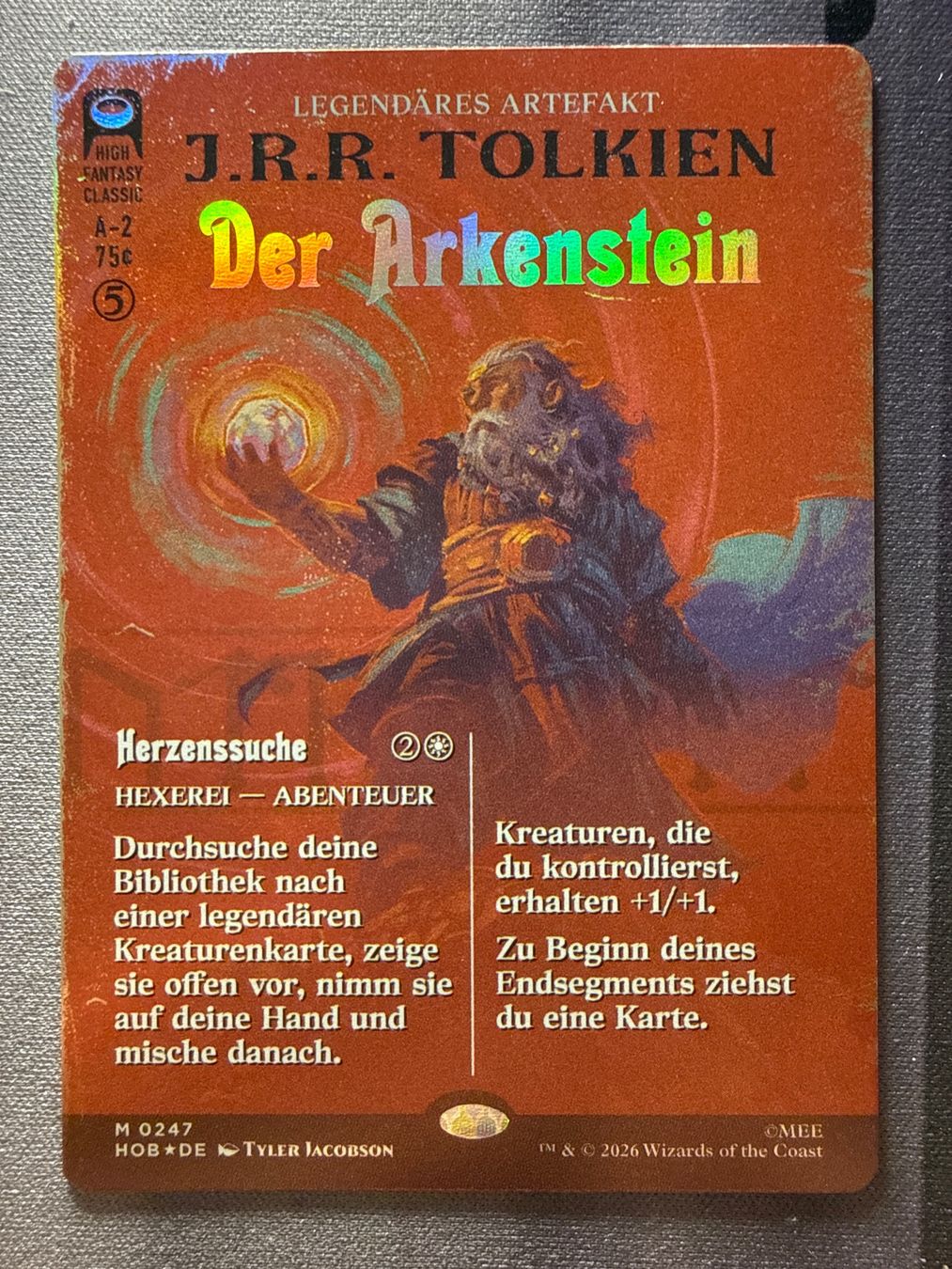 Magic The Gathering Carte collezionabili: Der Arkenstein FOIL 0247 The Hobbit – Nuovo (secondo la descrizione) da Windlach venduto da Karterix