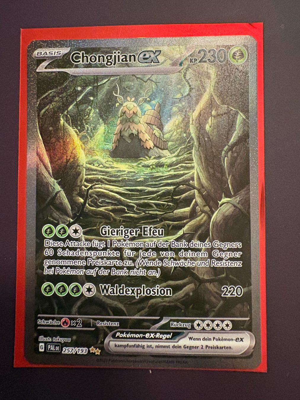 Pokémon Sammelbilder & Trading cards: Chongjian Ex #257/193 – Neu und originalverpackt aus Thalwil von ste_k8zr