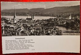 Zürich gegen die Albiskette (alt/neuwertig)