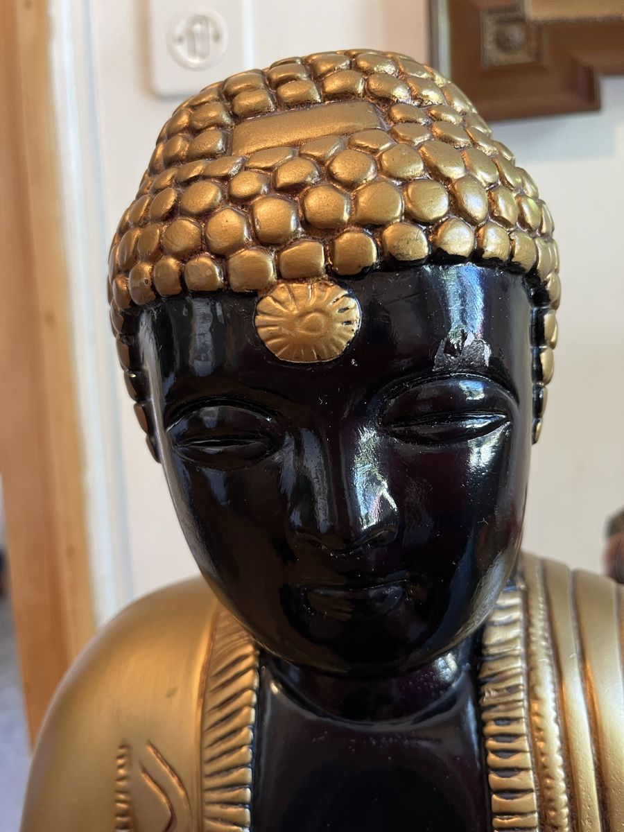 Sculture & Statue: Buddha Statue 48 cm gross aus Gips schwer – Usato da Rothenburg venduto da dhe_28x2 2
