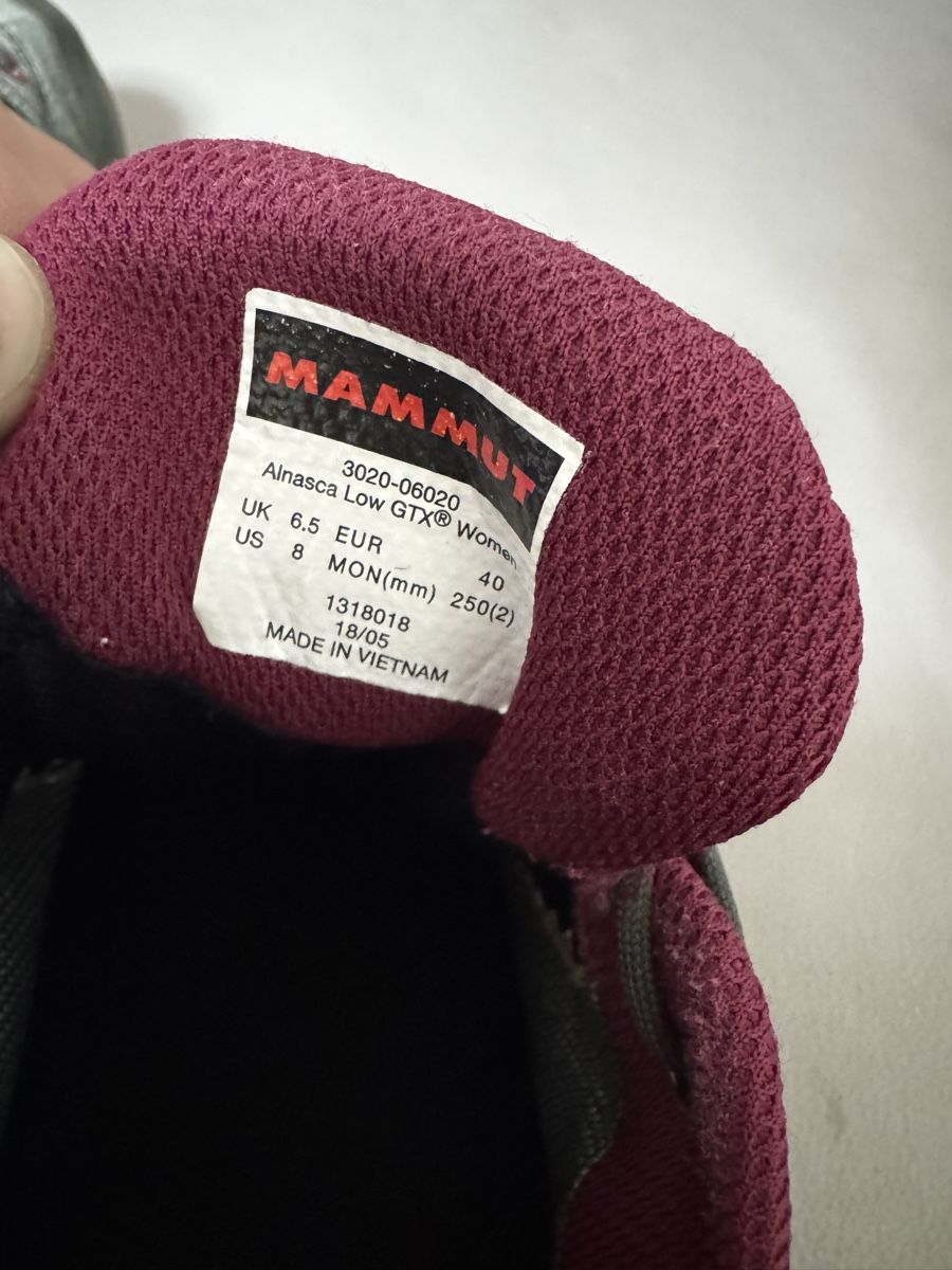 Scarpe da donna: Mammut Alnasca Low GTX – Usato da Kloten venduto da Karolina7 5