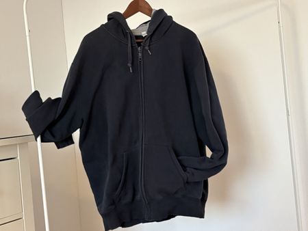 Kapuzenjacke schwarz Grösse XXL