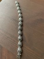 Vintage Armband Silber mit Muster, filigran, schön!