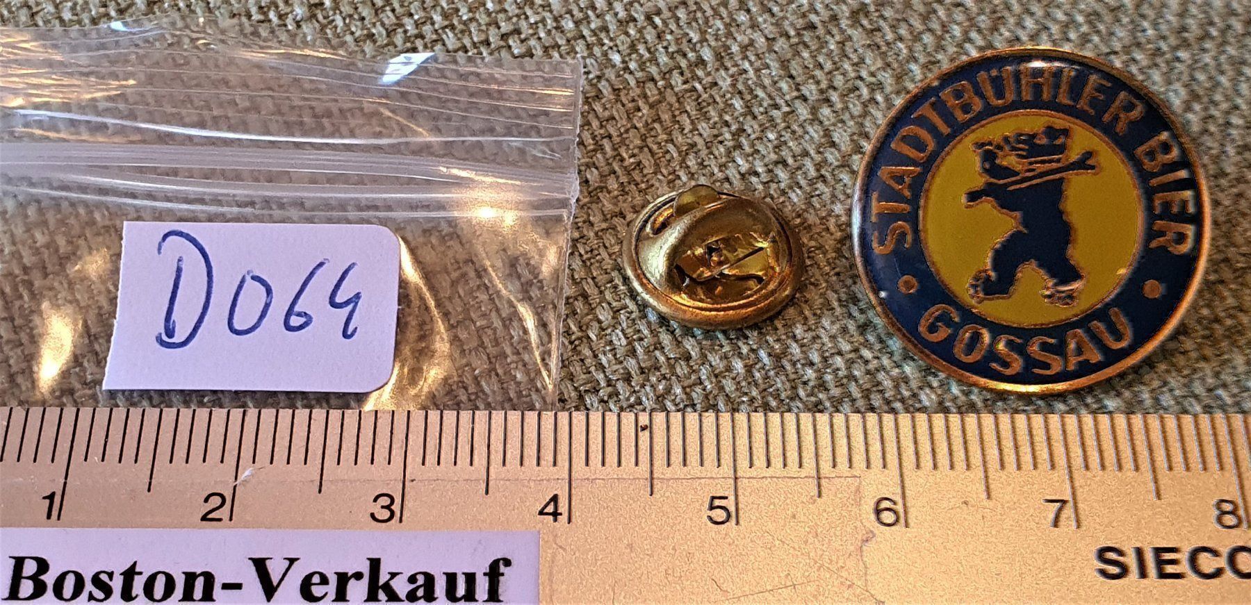 Placchette & Badge: D064 - Pin Stadtbühler Bier Gossau CH – Usato da Reinach BL venduto da Boston-Verkauf 2