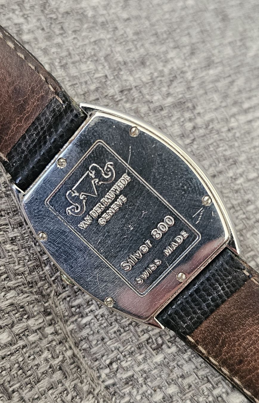 Van Der Bauwede Orologi: Van Der Bauwede Silver 800 – Usato da Genève venduto da Fresko01 1