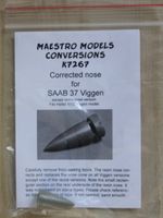 Conversion 1:72 - SAAB 37 Viggen corrected Nose