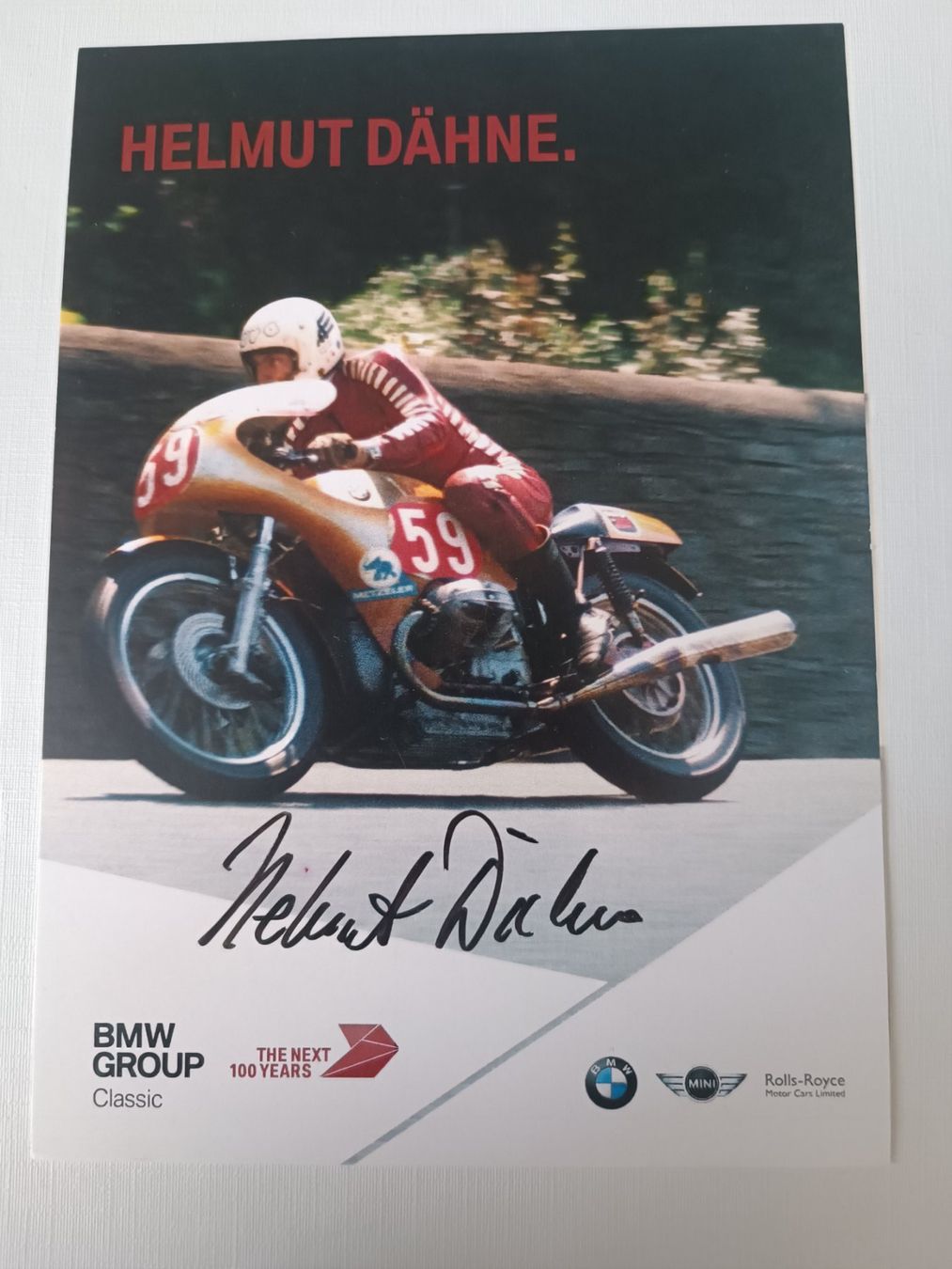 Autografi: Helmut Dähne - persönlich gesammelt – Usato da Menziken venduto da Autogramme