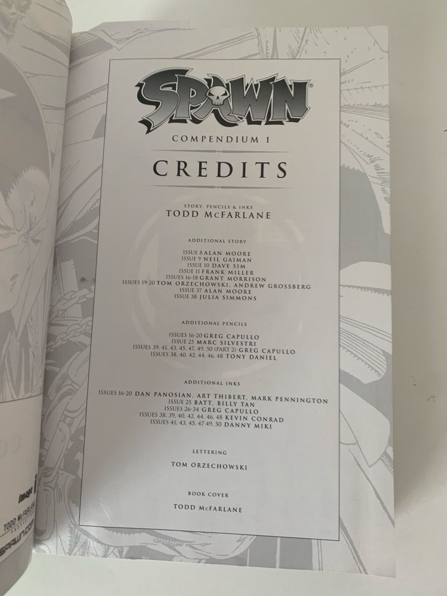 BD: The Spawn Compendium Volume 1 by Todd McFarlane – D'occasion à Viganello par Matteo_Cacciatore 3