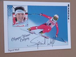 Sigrid Wolf - handsigniert